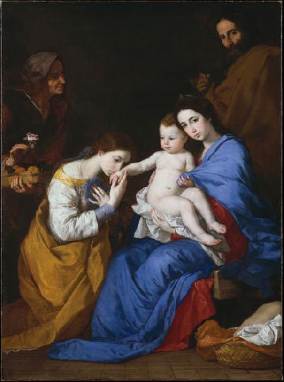 Jose de Ribera Mystische Hochzeit der Hl. Katharina von Alexandrien, Desposorios misticos de Santa Catalina de Alejandria. oil painting picture